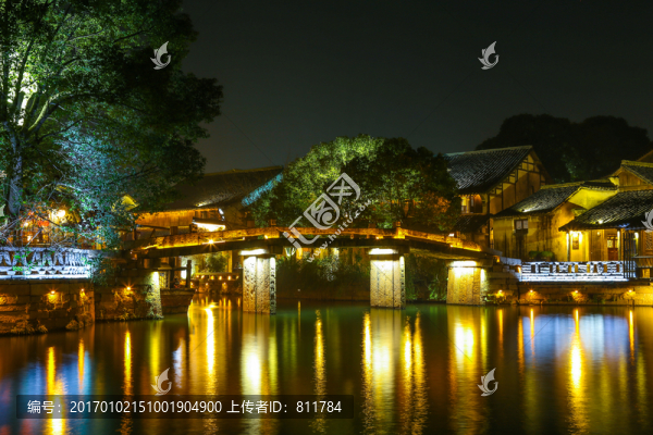 烏鎮(zhèn)水鄉(xiāng)夜景
