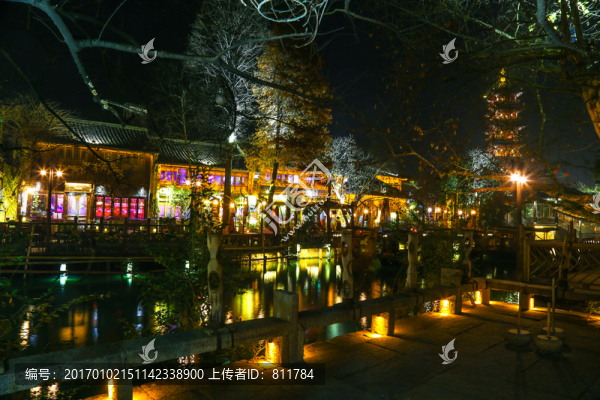 烏鎮(zhèn)水鄉(xiāng)夜景