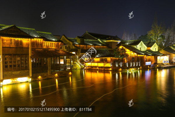 烏鎮(zhèn)水鄉(xiāng)夜景