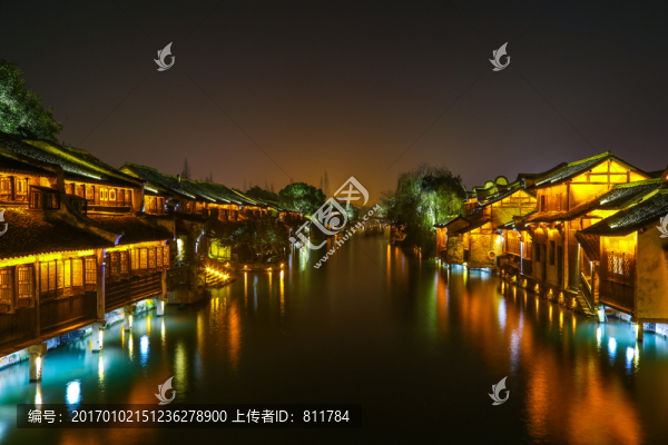 烏鎮(zhèn)水鄉(xiāng)夜景