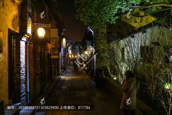 烏鎮(zhèn)水鄉(xiāng)夜景