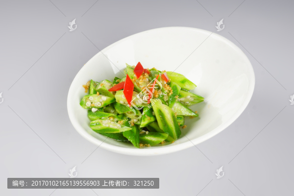 素炒秋葵