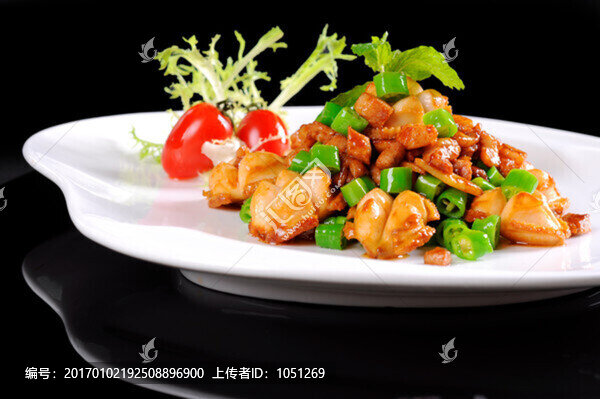 青椒肉碎炒鮑仔