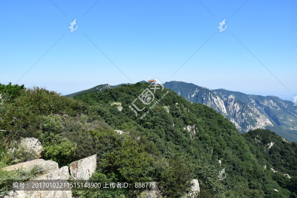嵩山山脈風(fēng)景攝影圖