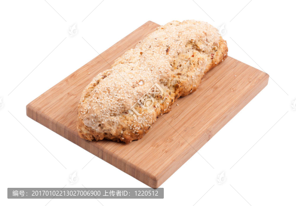新鮮烘焙的自制面包