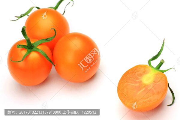 橙色的番茄