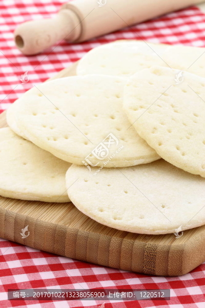 準(zhǔn)備使用美味比薩面團(tuán)