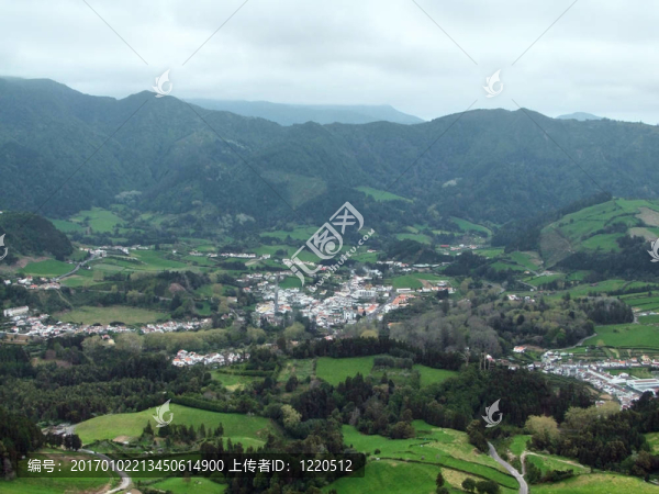 空中的風(fēng)景在亞速爾群島