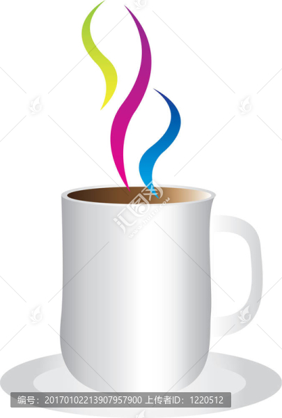 咖啡杯的色彩