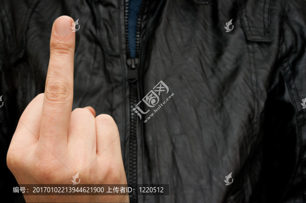 示中指