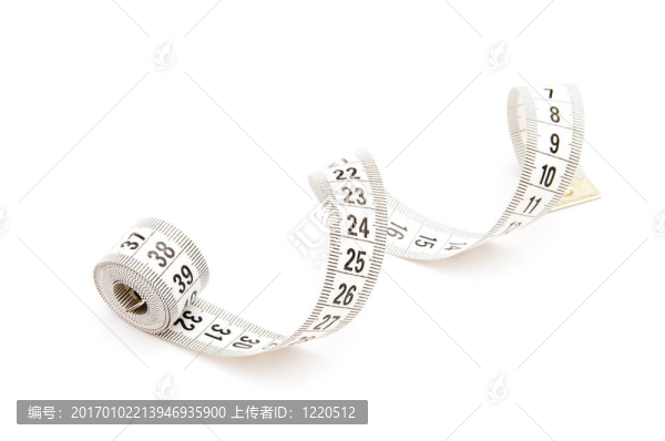 白色的卷尺