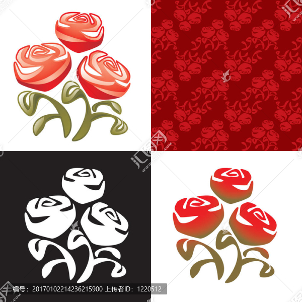 符號-,Bouquet,of,Roses