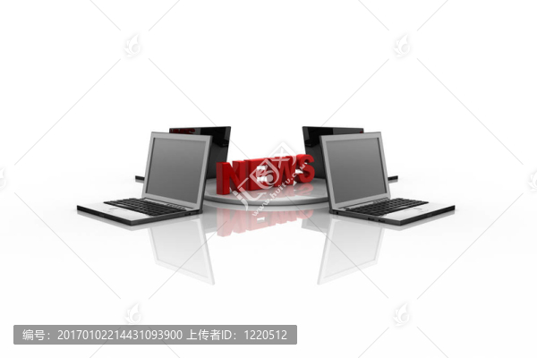 筆記型電腦和工作信函