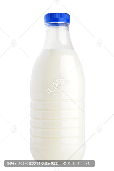 白底牛奶瓶