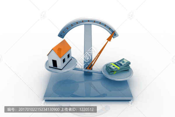 有房子和美元法案的比例