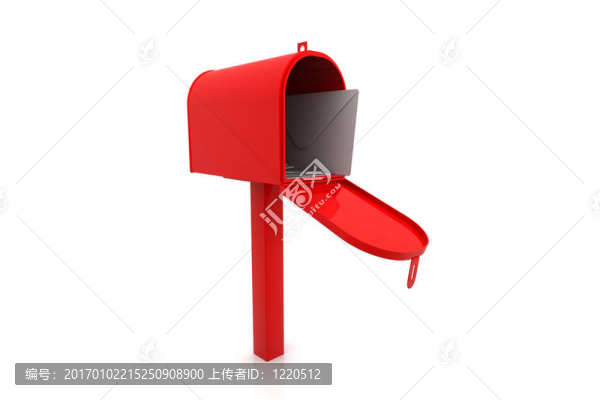 郵箱三維渲染