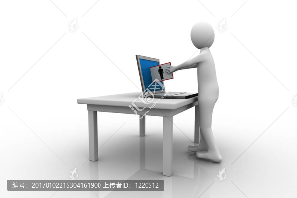 筆記本電腦與人；溝通