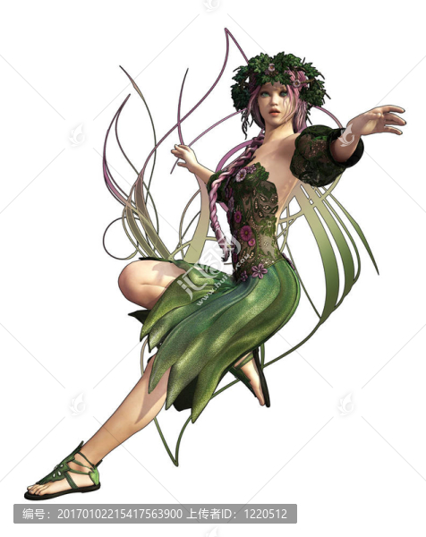 春天的少女