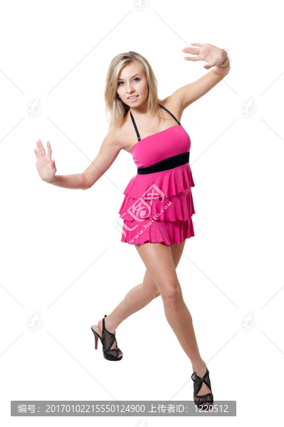 穿紅衣服的女孩