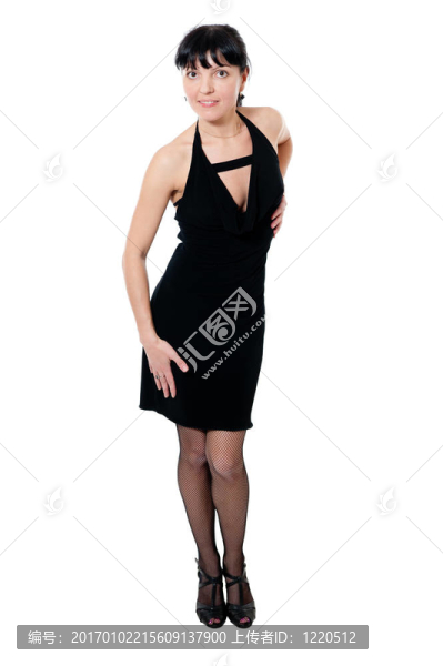 黑衣美女