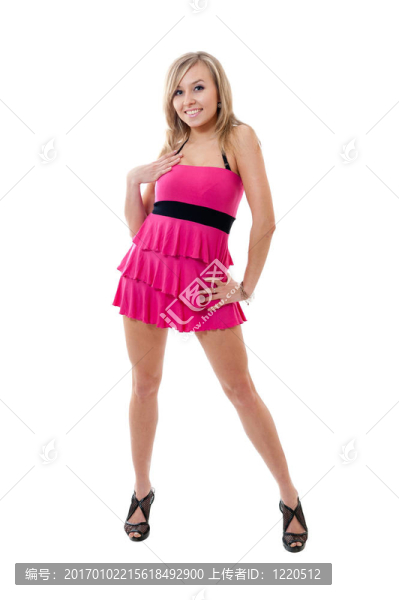 穿紅衣服的女孩