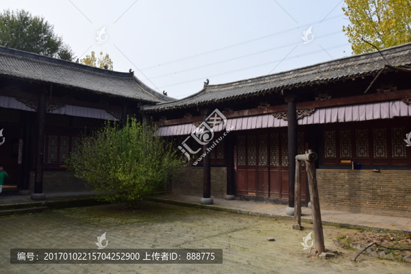 老式四合院一角景觀