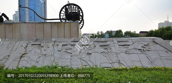 公園里的石雕景觀