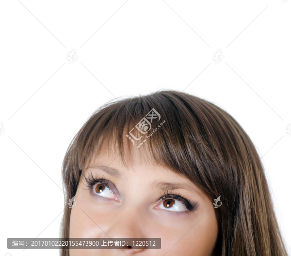 年輕漂亮女孩的畫像