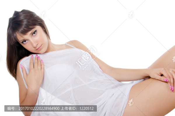 年輕漂亮女孩的畫像