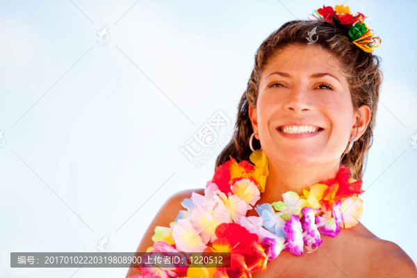 夏威夷的女人