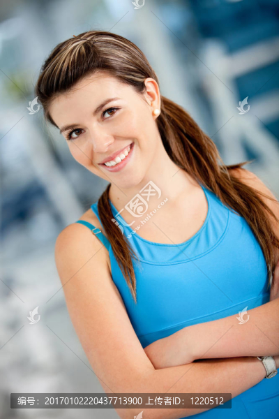 健身房里的女人