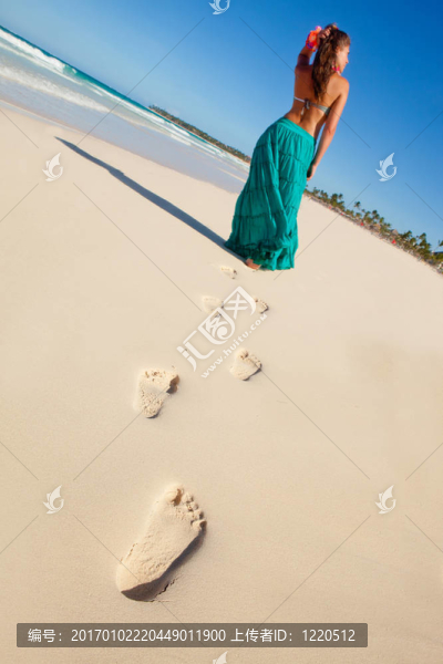 夏威夷的女人
