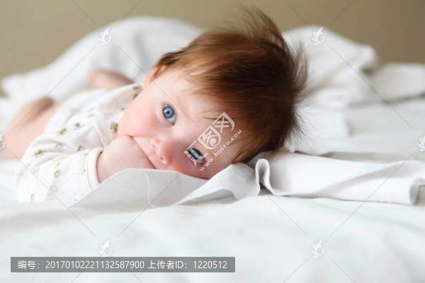 美麗的紅發(fā)嬰兒