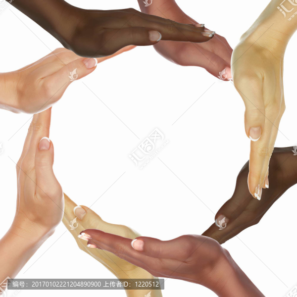 人類的雙手作為民族的象征
