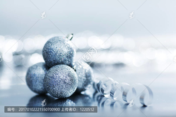 銀色圣誕卡