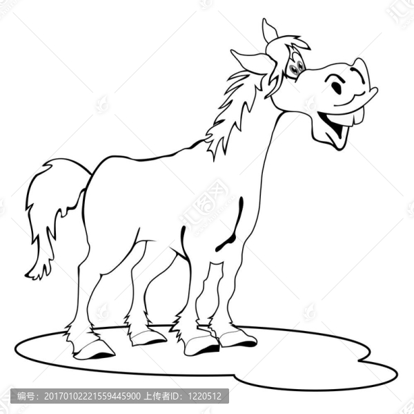 有趣的馬