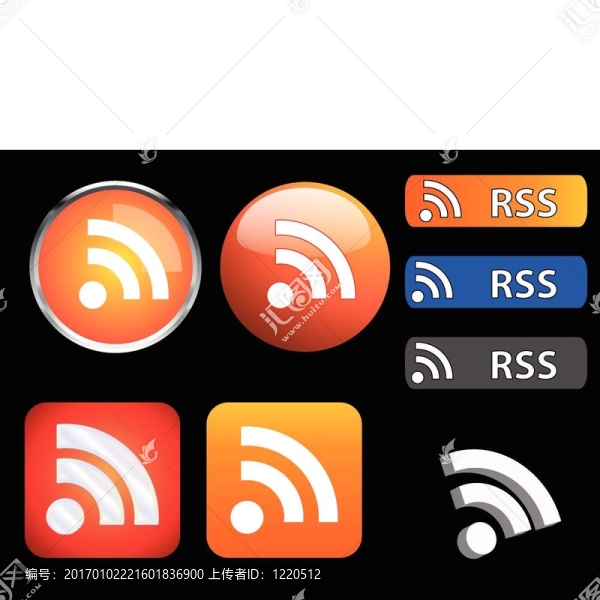 RSS圖標和按鈕