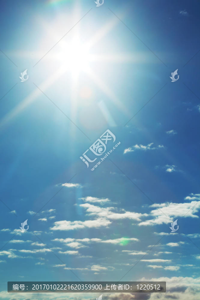 藍色的天空