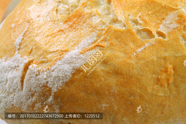 特寫鏡頭的面包