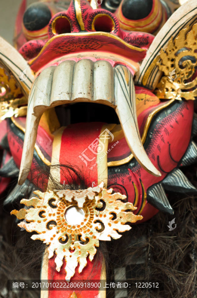 中國武士面具