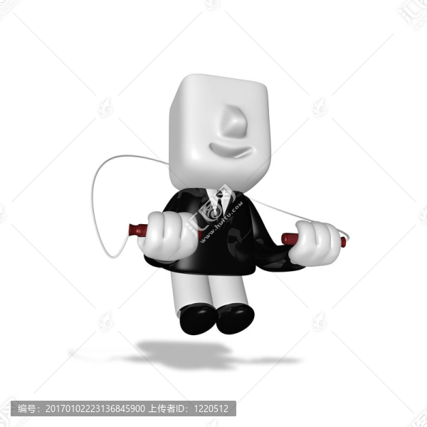 3D商務(wù)人鍛煉