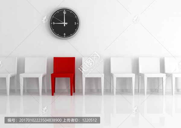 椅子靠墻