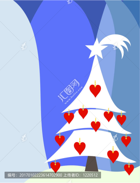 冬日圣誕樹