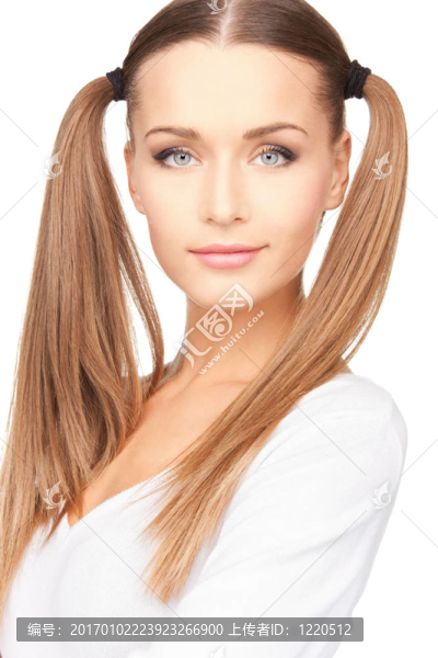 快樂微笑的女人