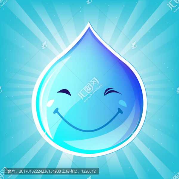 微笑的水滴和陽(yáng)光