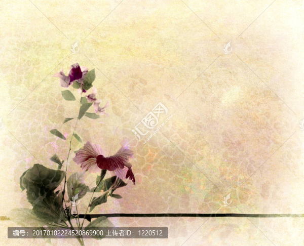 花卉藝術(shù)質(zhì)感背景