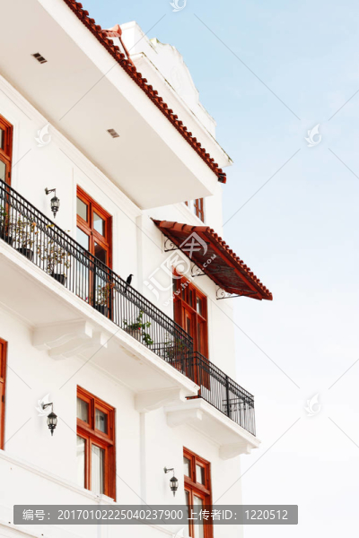 在柯雷的新建筑廣闊的視角。巴拿馬；中部；巴拿馬城。