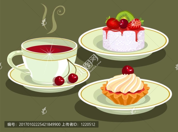 一杯茶和兩塊蛋糕