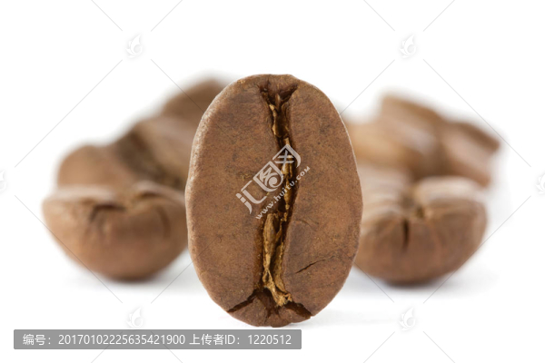 烘焙咖啡豆特寫