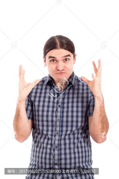 不開心的人的手勢(shì)